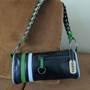 GUESS Black and Green Men's Bag